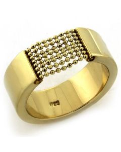 JCEAS1173 Gold 925 Sterling Silver Ring with No Stone